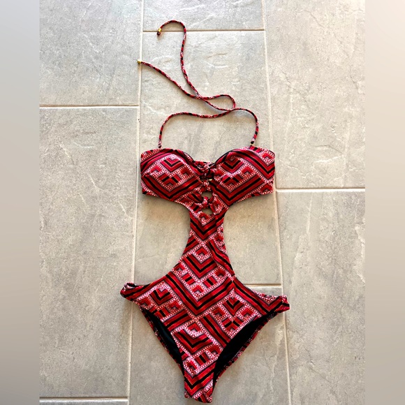 Abercrombie & Fitch Swim One Piece Cut Out Bathing Suit From